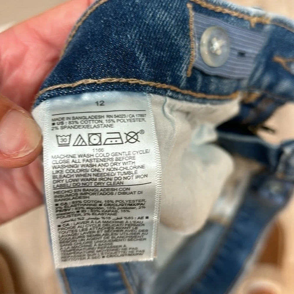 Old Navy bundle of jeans size 8-12 boys 3 pairs